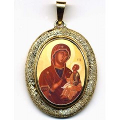 La Madonna di Sclavons su Pendente in Oro 750°°°