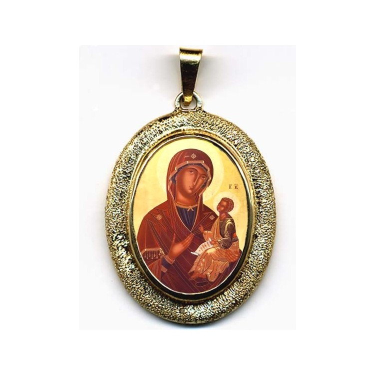 La Madonna di Sclavons su Pendente in Oro 750°°°