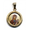La Madonna di Sclavons su Ciondolo in Argento 925°°° Lucido o Diamantato