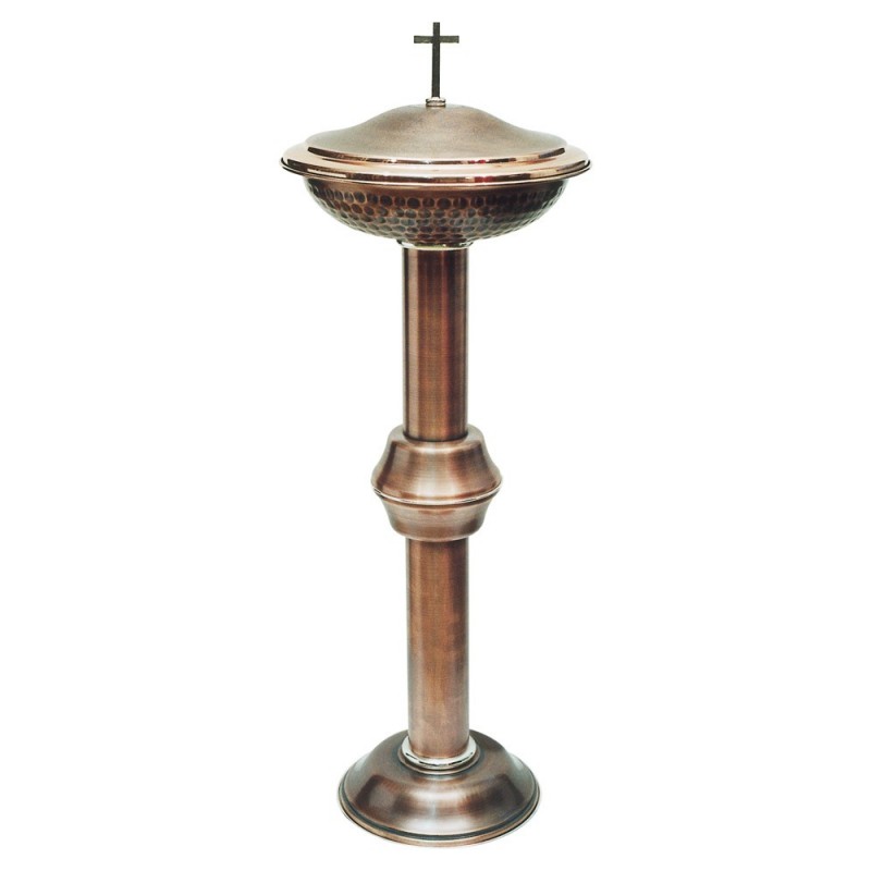 Fonte Battesimale in bronzo h. cm.120
