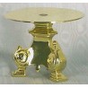 Tronetto Completo in stile barocco in Ottone Dorato