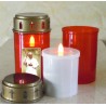Lumino a pile 4 mesi a LED rosso con interruttore