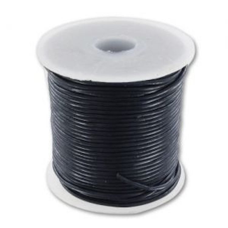 Cordoncino 2,5 mm NERO in Cotone Cerato