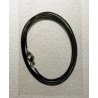 Collana in CUOIO NERO da 1 mm. x 55 cm