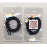 Cordoncino per OCCHIALI in Cotone Cerato NERO da 2 mm. x 80 cm.