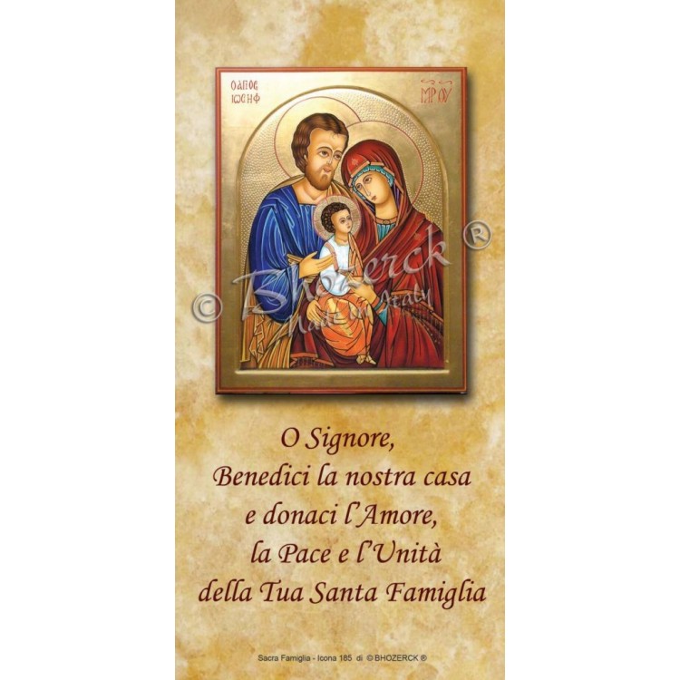 Benedizioni Famiglie - La Sacra Famiglia