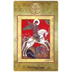 Adesivo - San Giorgio e il drago
