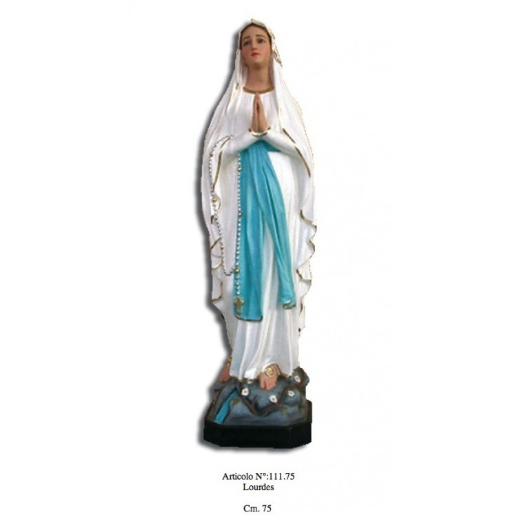 Madonna di Lourdes 75 cm.