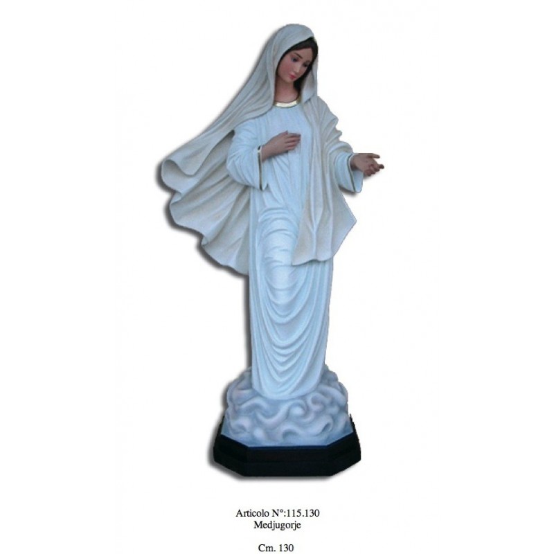 Madonna di Medjugorje 130 cm.