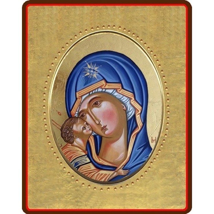 La Vergine della Tenerezza 8x10 cm.