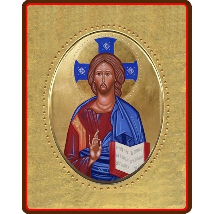 Cristo Pantocrator 8x10 cm.