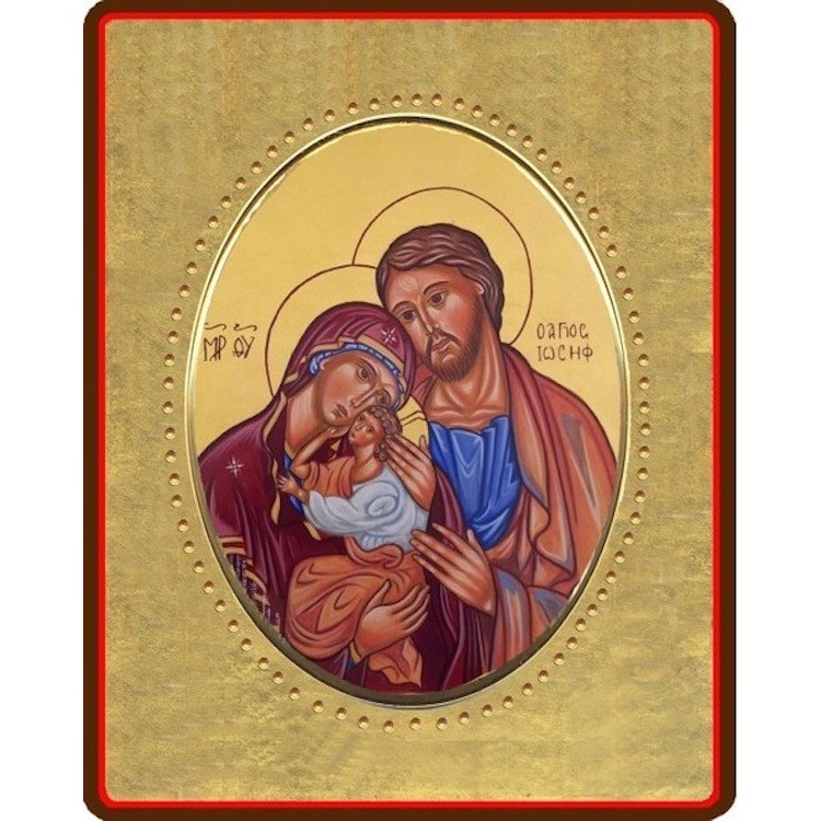 La Sacra Famiglia 8x10 cm.