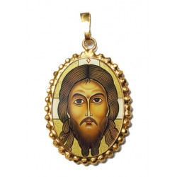 Il Santo Keramion su Ciondolo in Argento 925°°° a Corona