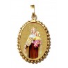 La Madonna del Carmelo su Ciondolo in Argento 925°°° a Corona