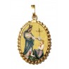 La Madonna di Porzus su Ciondolo in Argento 925°°° a Corona