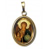 L’ Arcangelo Michele su Ciondolo in Argento 925°°° Dorato Lucido