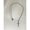 Collana con pendente a croce