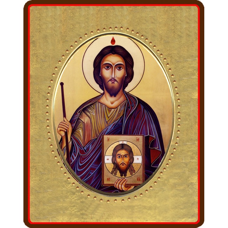 Cristo Pantocrator 8x10 cm.