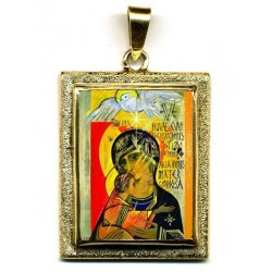 Madonna Terzo Millennio in Oro 750°°°  Diamantato
