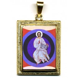 Il Cristo Glorioso in Oro 750°°°  Diamantato