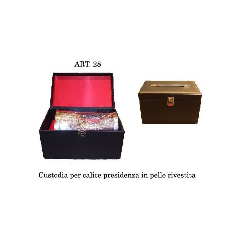 Custodia per Calice Presidenziale in Pelle