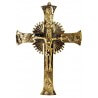 CROCE GLORIOSA da muro cm. 35x48 in Ottone