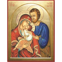 Icona Nuova Sacra Famiglia 10 cm.