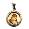 La Madonna dell’ Incarnazione su Ciondolo in Argento 925°°° Lucido o Diamantato