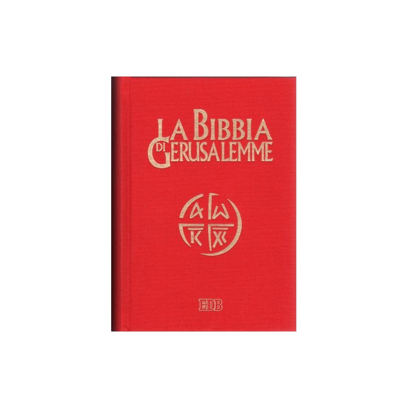 Bibbia di Gerusalemme tela Rossa