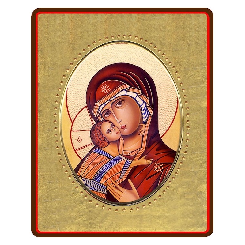 La Vergine di Vladimir 8x10 cm.