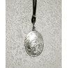 Collana Medaglia Ovale Madonna di Kiko in Argento 925°°°
