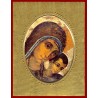 Icona in Porcellana con Madonna del Cammino