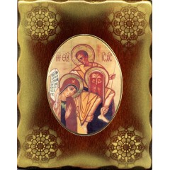 Icona in Porcellana con Madonna del Cammino