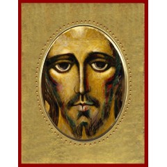 Icona in Porcellana con il Volto Santo
