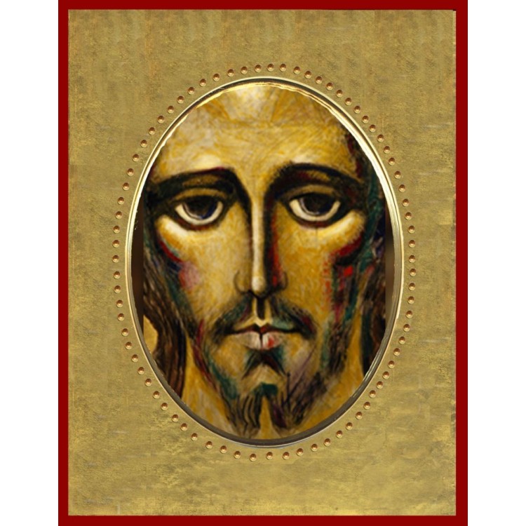 Icona in Porcellana con il Volto Santo