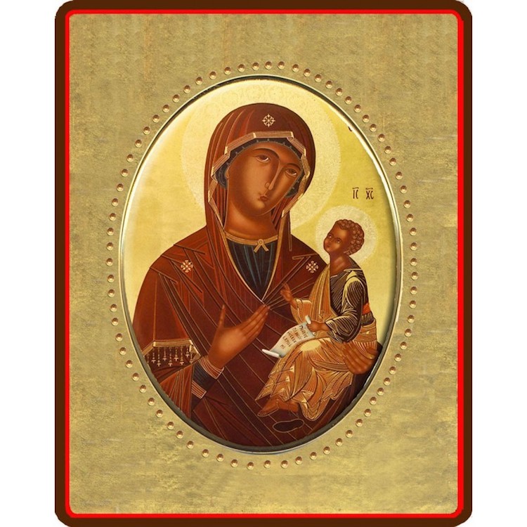 La Madonna di Castelmonte 8x10 cm.