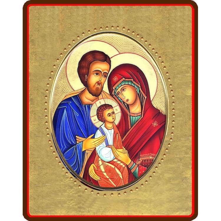 La Sacra Famiglia 8x10 cm.